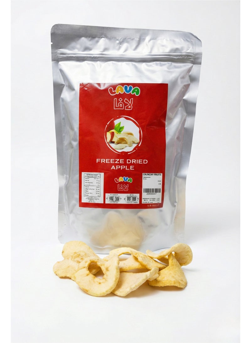 LAVA ROASTERY COMPANY L.L.C Freeze Dried Fruit Apple 100g – Crunchy Natural Fruit Snack, No Added Sugar - Image 1